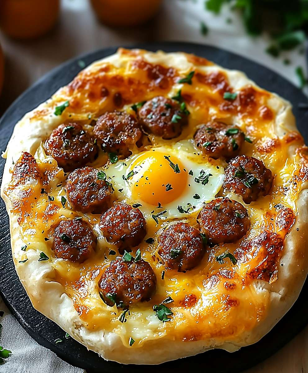 Sausage egg cheese breakfast