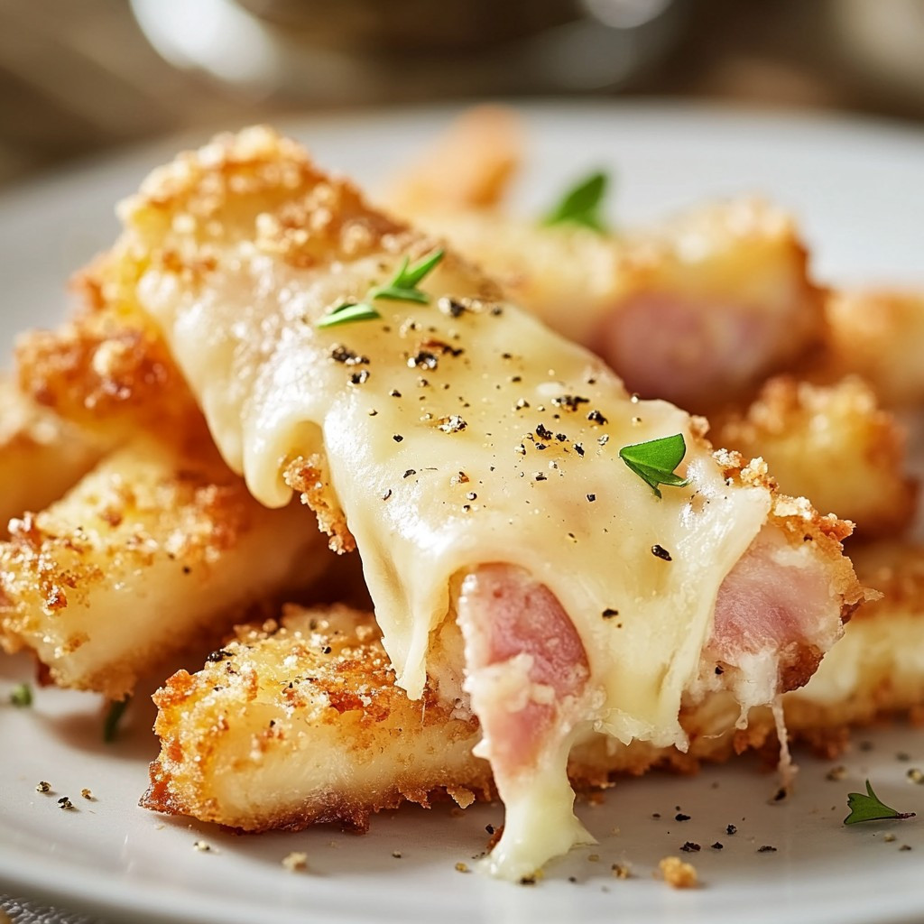 Ham and Cheese Sticks