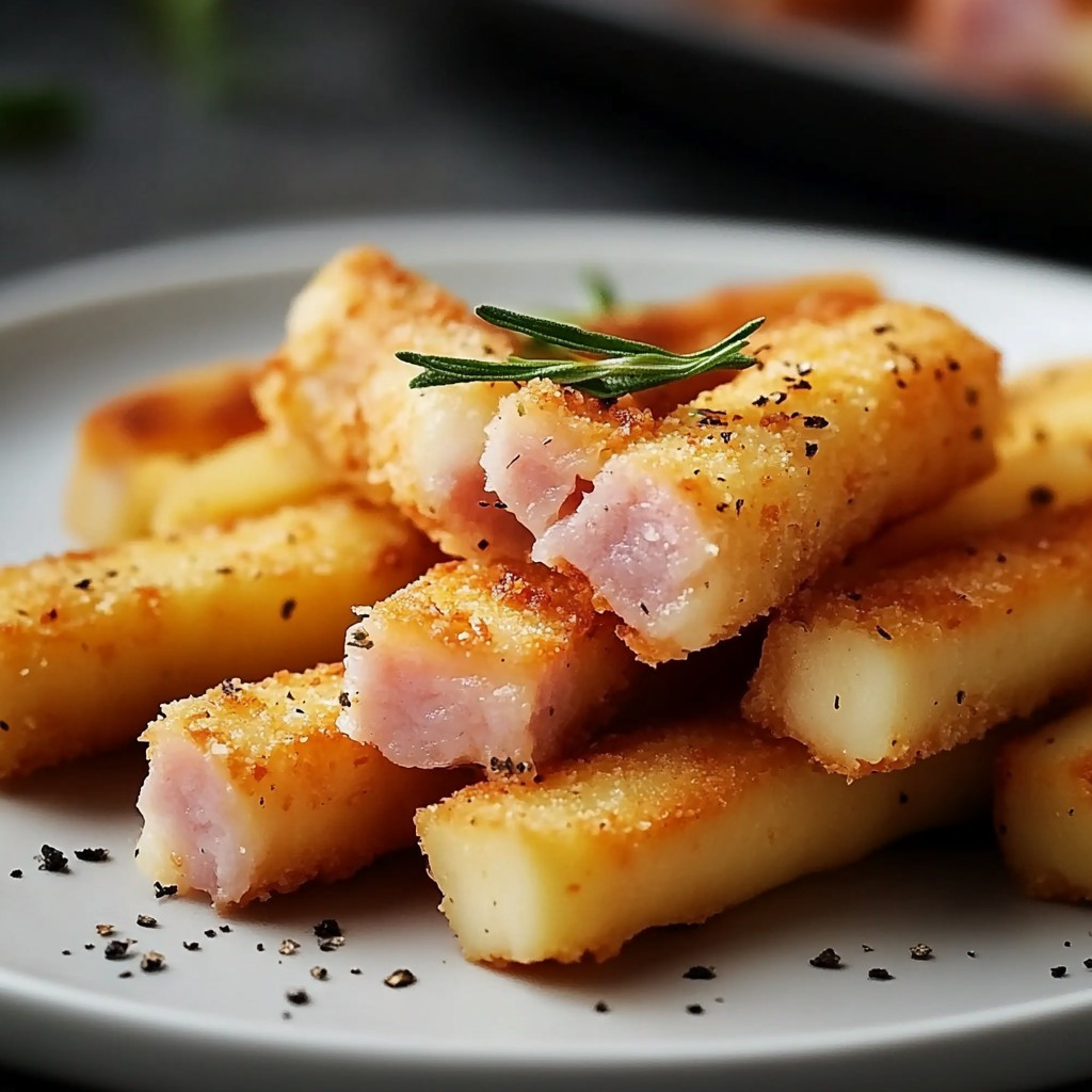 Ham and Cheese Sticks