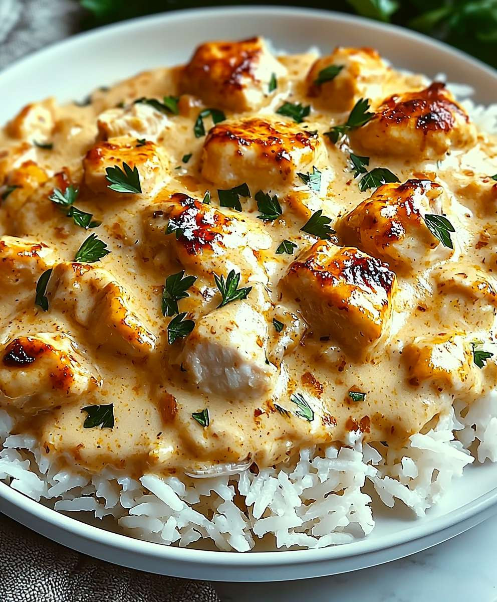 Smothered Chicken and Rice