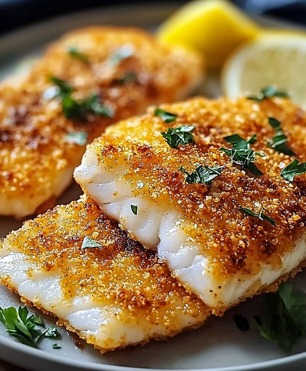 Parmesan Crusted Fish