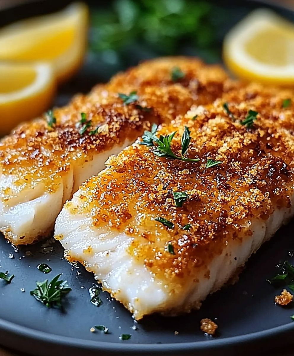 Parmesan Crusted Fish