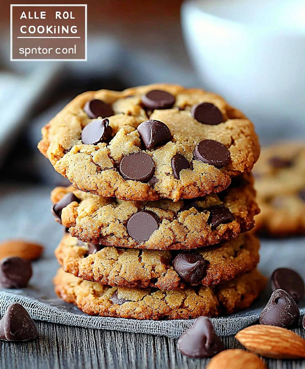 Almond Flour Chocolate Chip Cookies