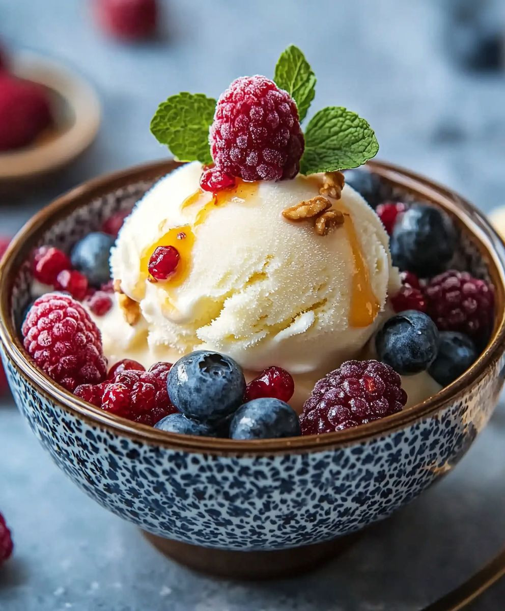 Cottage cheese ice cream