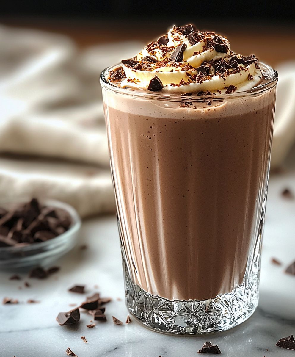 Chocolate milkshake