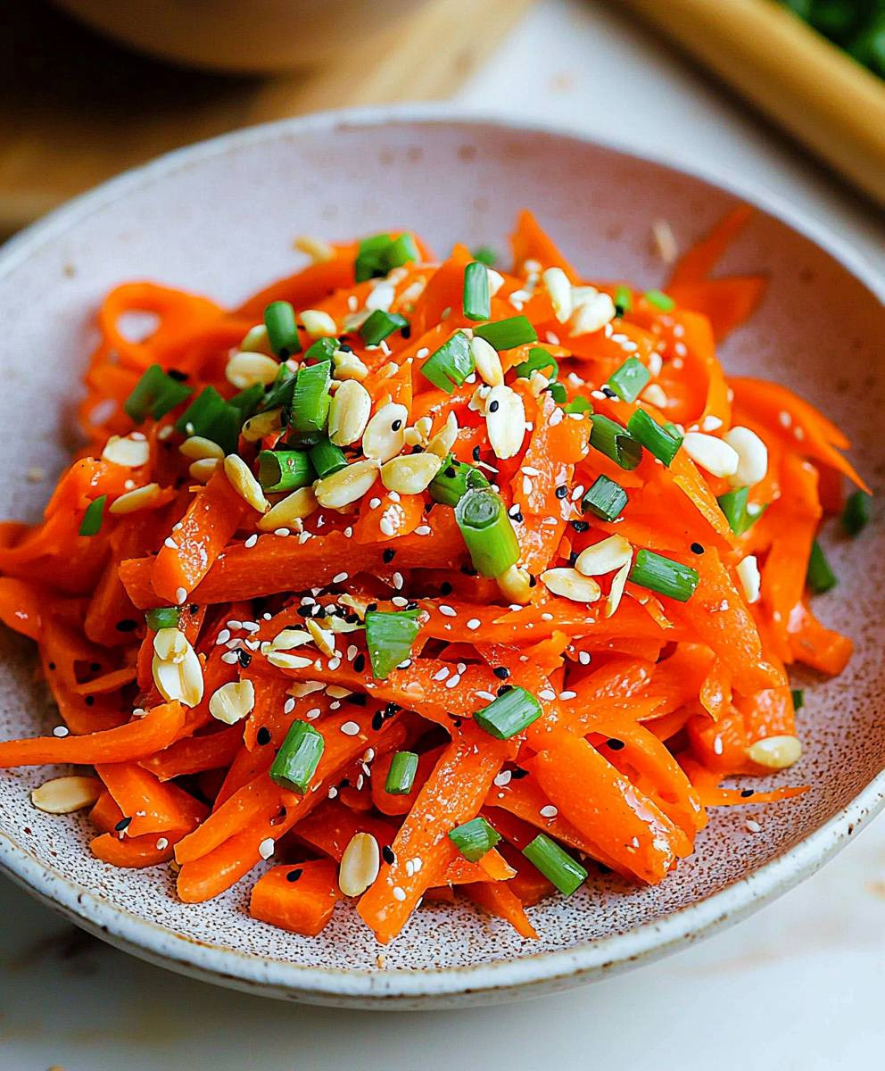 Raw Carrot Salad TikTok