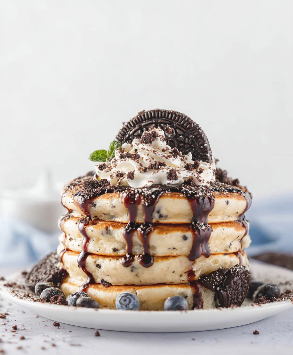 Oreo pancakes