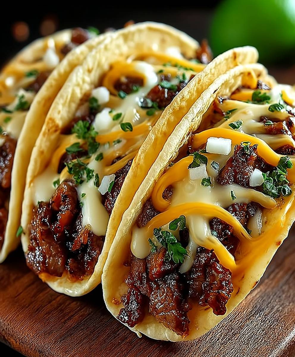 Garlic Butter Beef Tacos