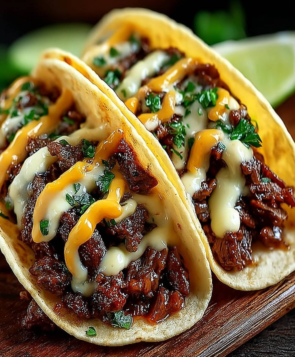 Garlic Butter Beef Tacos