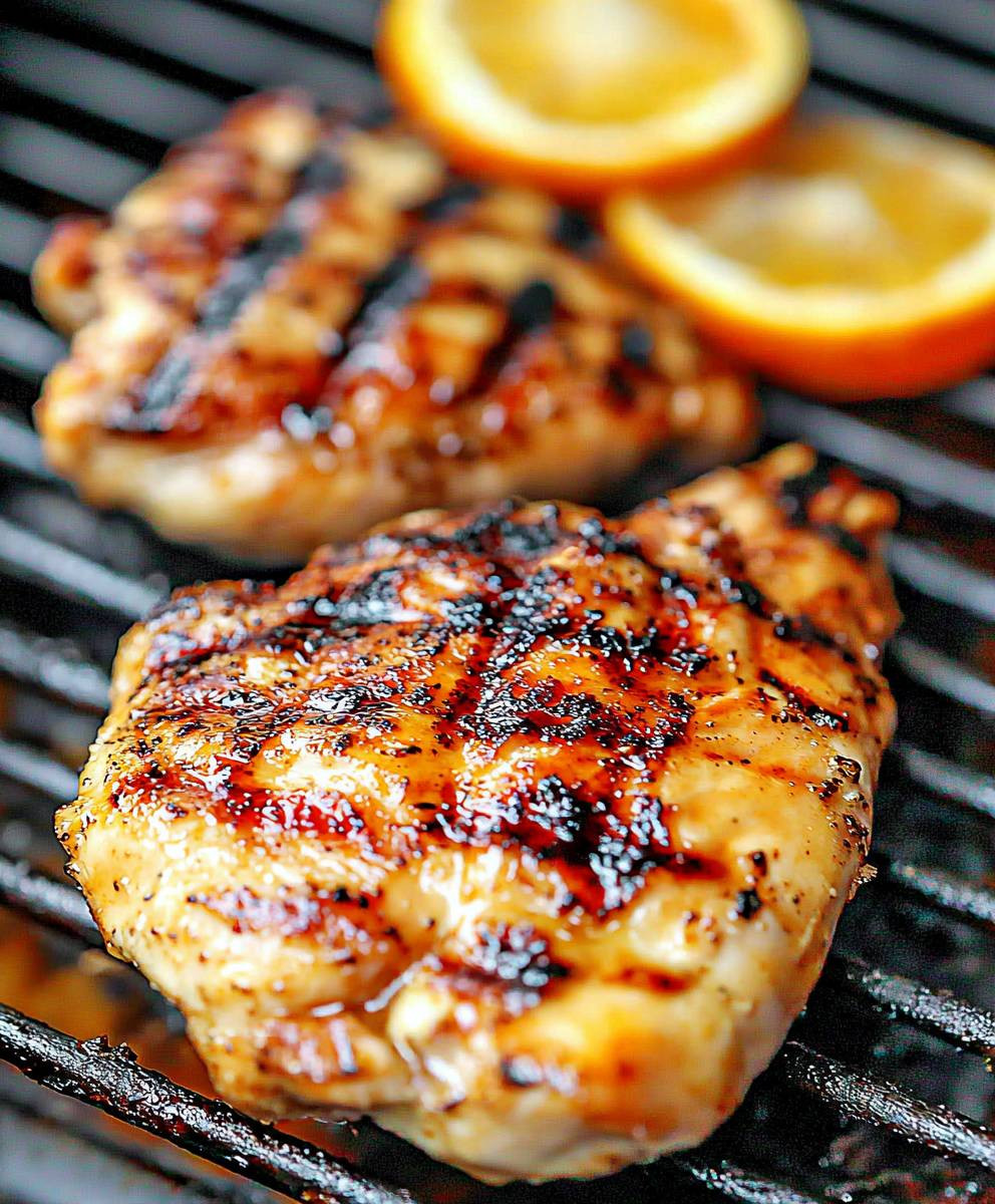 Orange Dijon Grilled Chicken