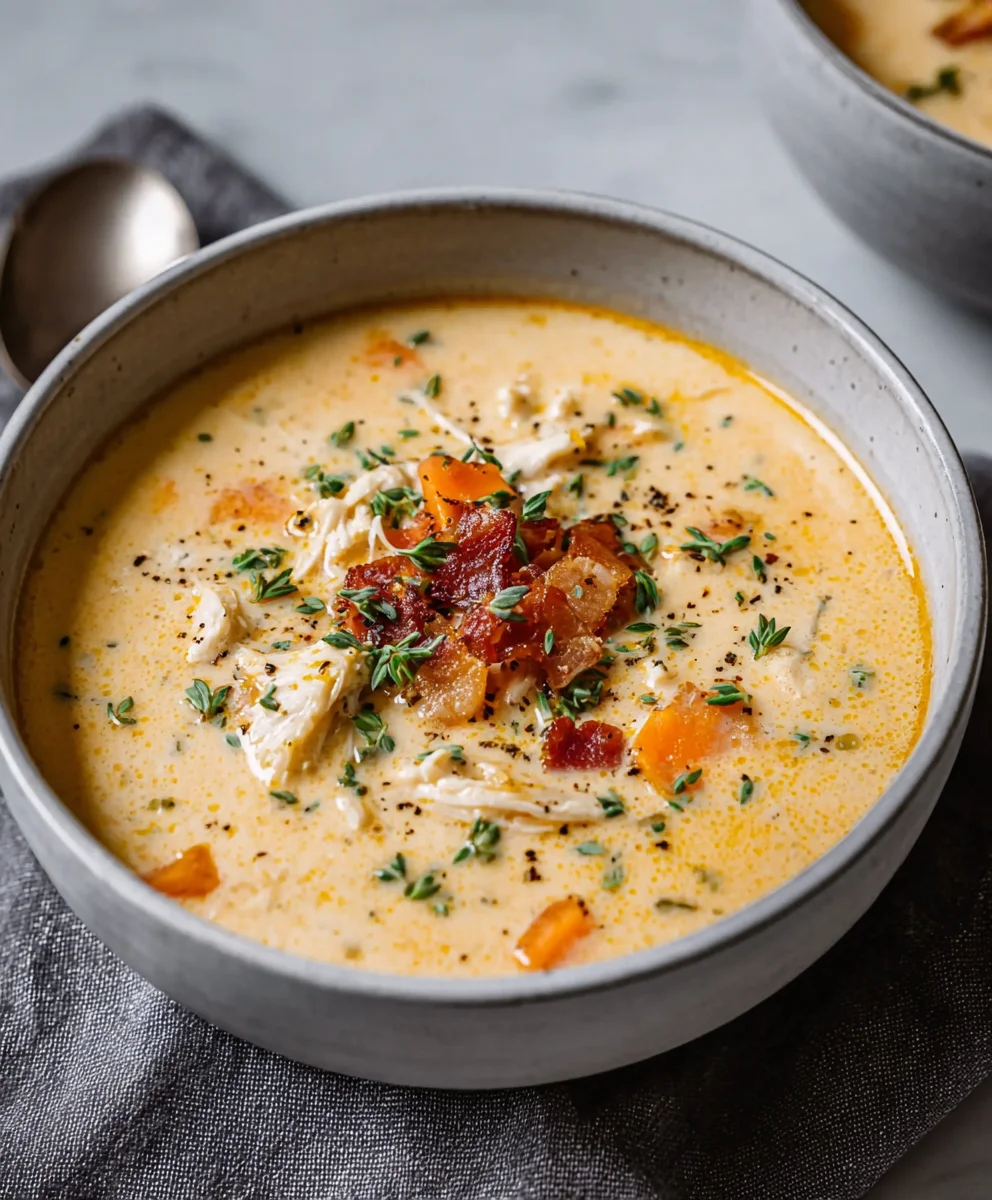 Keto Crack Chicken Soup-Easy Flavorful Low Carb Recipe